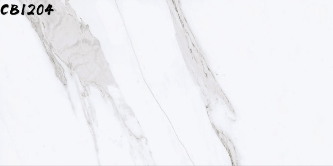 উচ্চমানের ক্যারারা মেঝে টালি ম্যাট দেহাতি টালি পূর্ণ দেহ 600x1200mm (24x48 ")