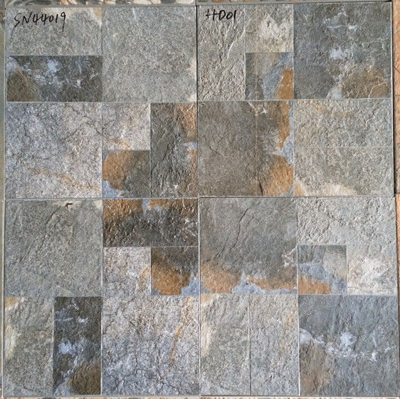 Non Slip Matt  Rustic 400x400 Ceramic Floor Tiles Anti Corrosion Heat Resistant